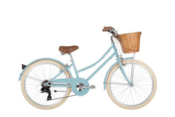 Bobbin Gingersnap Childrens Bike in 24 inch Duck Egg Blue