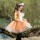 Great Pretenders Costume Fox Dress with Headpiece Woodland 5 - 6 years