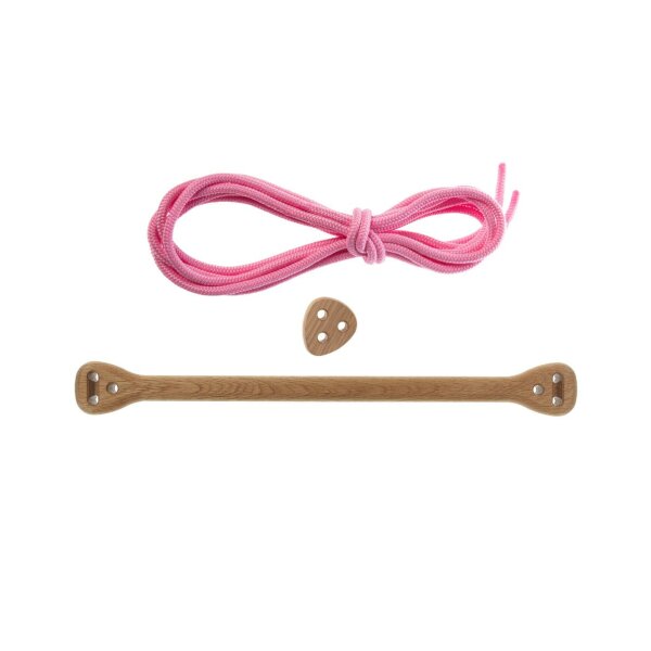 Kids Trapeze, Trapeze Swing, Trapeze Bar, Lillagunga Bone Oak Pink 2.0 - 2.8 m (N)