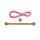 Kids Trapeze, Trapeze Swing, Trapeze Bar, Lillagunga Bone Oak Pink 2.0 - 2.8 m (N)