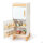 Musterkind Wooden Play Fridge Refrigerator Ficus Natural/ White