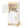 Musterkind Wooden Play Fridge Refrigerator Ficus Natural/ White