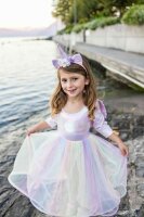 Great Pretenders Kostümkleid Einhorn Unicorn  Prinzessin mit Flügel und Haarreif 5 - 6 Jahre