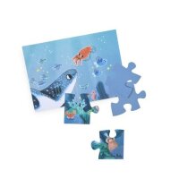 Moulin Roty Kinderpuzzle Leuchtpuzzle Unter dem Meer 24 Teile