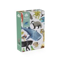 Moulin Roty Kinderpuzzle Tiere der Welt 200 Teile