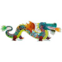 Djeco Kinderpuzzle Riesenpuzzel Leon der Drache 58Teile