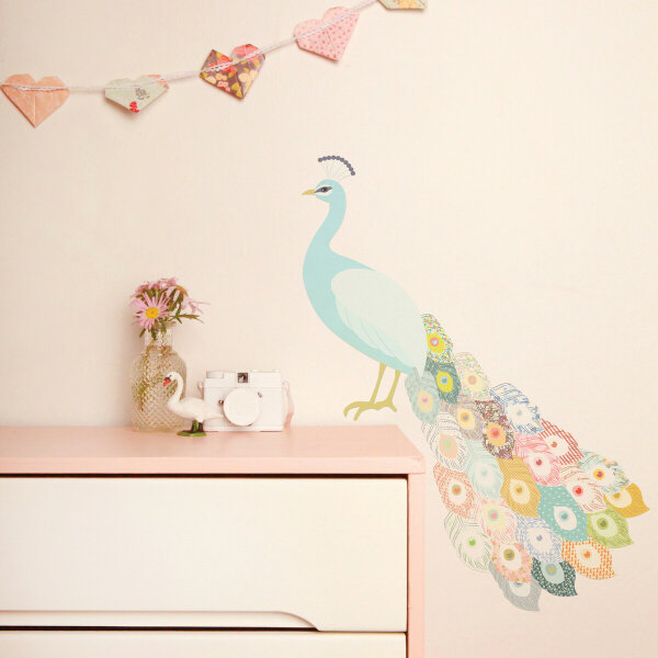 Love Mae Studio Wall Sticker Peacock