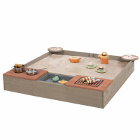 Muddy Buddy Sandbox Wild Bear with Hot Plates and Barbecue Area