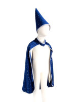 Great Pretenders Childrens Costume Wizard Cape with Hat