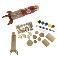 Egmont Toys Creative Kit Wooden Rocket