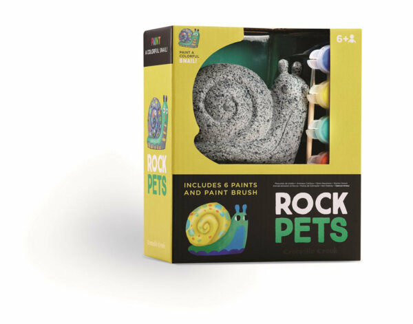 Crocodile Creek Rock Painting Set Snail