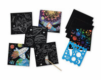 Crocodile Creek Scratch Art Creative Kit Space