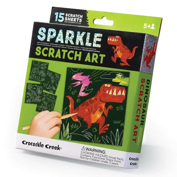 Crococdile Creek Scratch Art Creative Set Dinosaur