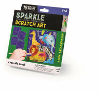 Crocodile Creek Scratch Art Creative Kit Animals