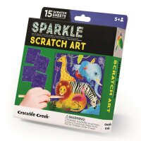 Crocodile Creek Scratch Art Creative Kit Animals