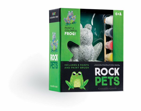 Crocodile Creek Rock Painting Set Frog