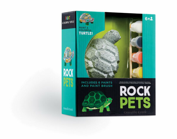 Crocodile Creek Rock Painting Set Turtle