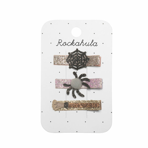 Rockahula Halloween Haarclips Spooky Spider