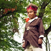 Souza Pirate Kids Costume Christophe with Parrot