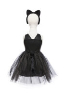 Great Pretenders Halloween Black Cat Dress with Headpiece