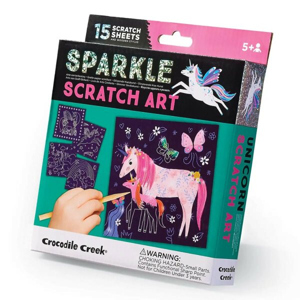 Crocodile Creek Scratch Art Creative Kit Unicorn