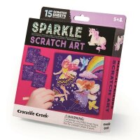 Crocodile Creek Scratch Art Creative Set Magical Friends