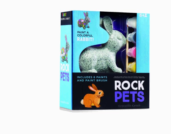 Crocodile Creek Rock Painting Set Rabbit