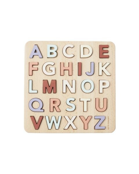 Wooden Alphabet Puzzle abc Kids Concept