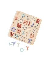 Wooden Alphabet Puzzle abc Kids Concept