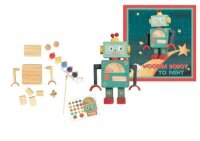 Egmont Toys Creative Kit Build and Paint Wooden Robot